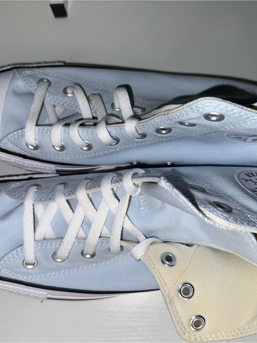 Converse Light Blue High Top Canvas Sneakers - Size 11M, 13W - BRAND NEW - Picture 13 of 16